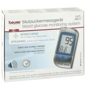 BEURER GL34 Blutzuckermessgerät mg/dl